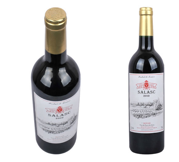 法国萨拉斯干红葡萄酒750ml*3瓶