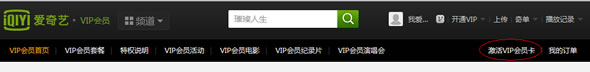 爱奇艺VIP黄金会员年卡虚拟码