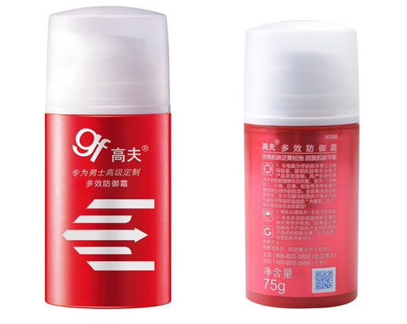 高夫多效防御霜75g/去角质洁面皂100g