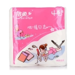 洁柔 青春校园系列三层106g卷纸/卫生纸 4卷装 苏宁易购价格12.9包邮（0元购，<span class='ys'>相当于6.45元/件</span>）