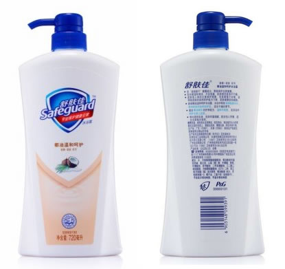 舒肤佳椰油温和呵护型沐浴露720ml