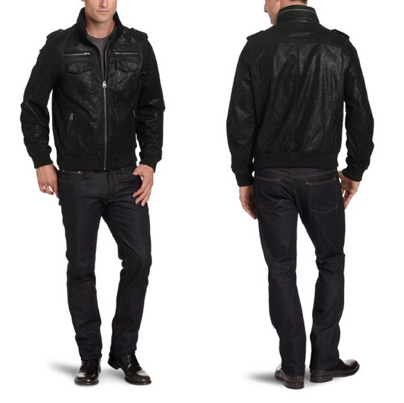 Levi's男士真皮夹克