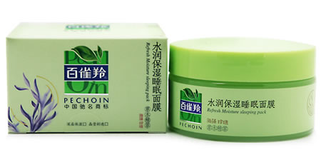 百雀羚水润保湿睡眠面膜