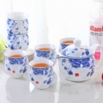 景德镇序强 陶瓷7件套双层高档茶具套装 天猫价格29.9包邮