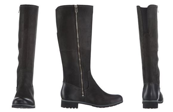 Timberland女士真皮高筒靴