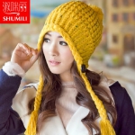 淑咪丽 女款冬季可爱毛线帽 天猫价格9.9包邮（拍下可见） 