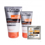 欧莱雅 男士劲能深层净化洁面膏 100ml（赠50ml+劲能醒肤露1.5ml）易迅网上海仓价格29.9