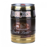 捷克 Brouczech 布鲁杰克黑啤 5L 京东99包邮（赠送原品一件，折合49.5元/桶）