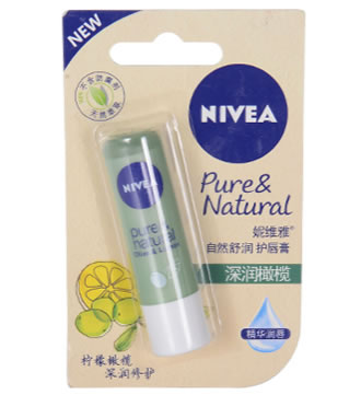 妮维雅柠檬橄榄润唇膏