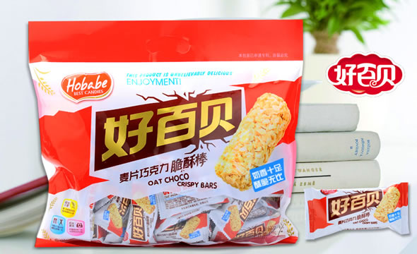 好百贝低糖燕麦片巧克力 488g
