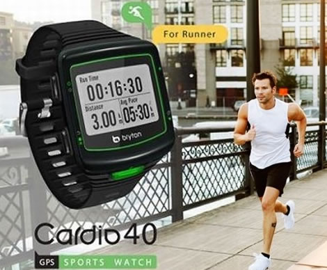 百锐腾Cardio 40E专业户外GPS运动腕表 