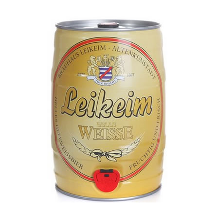 狮王小麦白啤5L桶装