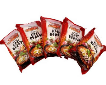 妈咪牌火辣咖喱味快熟面