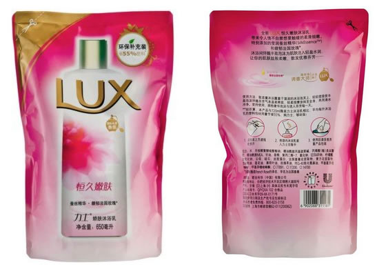 力士娇肤沐浴乳650ml补充装
