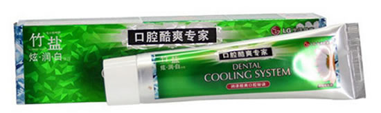 竹盐炫润白洋甘菊牙膏 100g