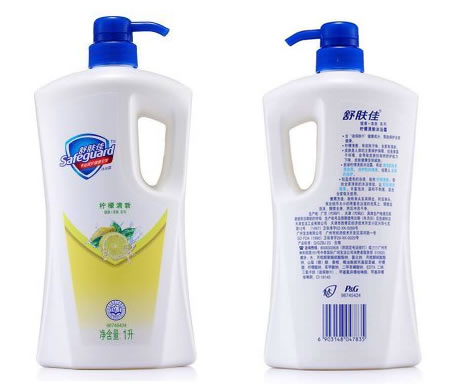 舒肤佳柠檬清新沐浴露1L