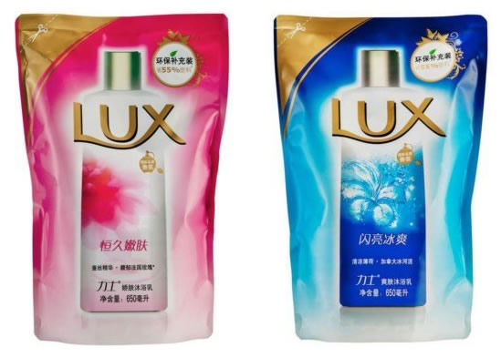力士沐浴露(闪亮冰爽650ml+恒久嫩肤650ml)