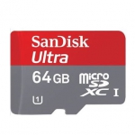 闪迪 64GB Class10 Ultra至尊高速 TF卡 新蛋网价格269，带TF转SD适配器！
