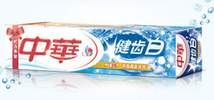 中华健齿白深海晶盐牙膏