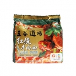 五谷道场 麦香红烧牛肉面101g*5 亚马逊价格8.9元