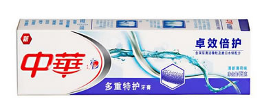 中华卓效倍护多重特护牙膏75g