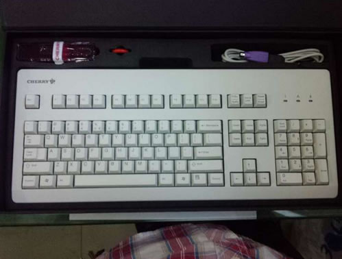樱桃G80-3000LSCEU-0青轴机械键盘