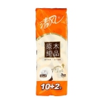 清风 卷筒卫生纸 3层300段12卷装 京东商城价格15.4