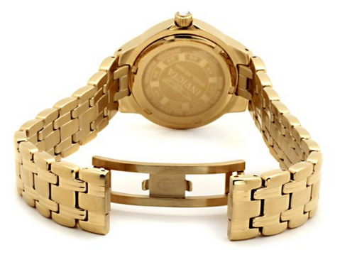 Invicta 0268 18K镀金女士腕表