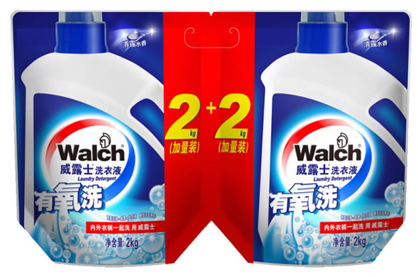 威露士有氧洗洗衣液 2kg+2kg