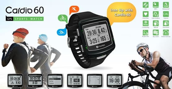 百锐腾Cardio 60E GPS运动腕表