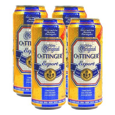 奥丁格大麦啤酒500ML*4罐