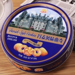 大润谷 丹麦风味奶油蓝罐铁盒曲奇320g 京东价格9.9元