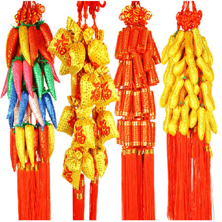 麦瑞 马年福袋/红辣椒/花生/鞭炮挂饰挂件