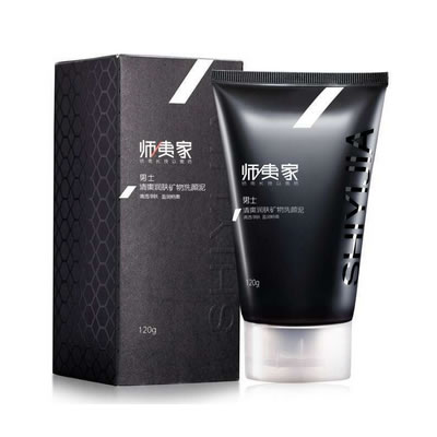 师夷家男士清爽润肤矿物洗颜泥120g