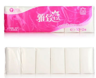 洁云雅致生活83g 无芯卷纸*12卷