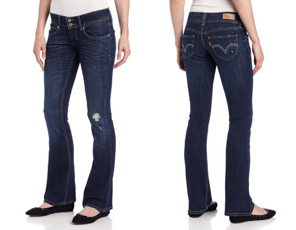 Levi's  524修身微喇叭女士牛仔裤