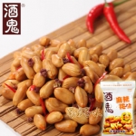 百世兴 酒鬼麻辣花生210g*2包 天猫价格9.9包邮