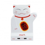 玛雅 480UP-W招财猫创意个性插座 京东价格69包邮（送usb充电器）