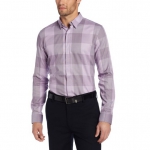 Calvin Klein 男士格纹长袖衬衫 美国Amazon价格16.49美元