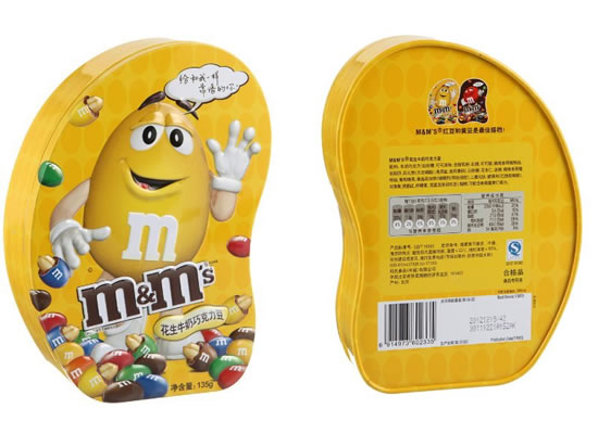 M&M's花生牛奶巧克力豆135g