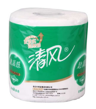 清风3层282段卷筒卫生纸140g