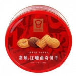华南：嘉顿 红罐曲奇饼干（礼盒装）900g/盒 一号店价格39元