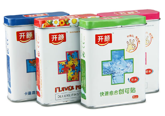 铁罐装卡通创可贴/止血贴30片