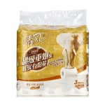 清风 超质感3层420段超级重炮卷筒卫生纸 苏宁价格22.8包邮