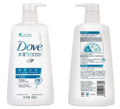 多芬滋养水润洗发乳700ml 