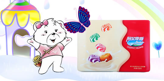 阿尔卑斯牛奶硬糖 