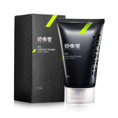师夷家男士活泉净痘矿物洗颜泥120g