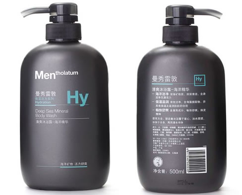 曼秀雷敦男士清爽沐浴露500ml