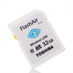 东芝 32G FlashAir WIFI SDHC存储卡  京东商城价格299包邮，赠16G TF卡！