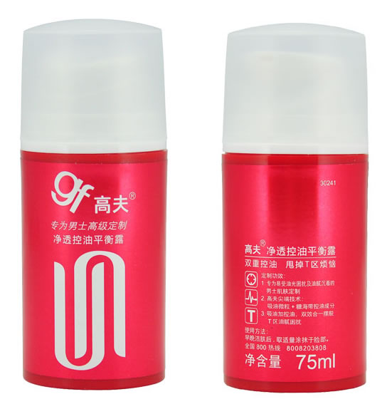 高夫男士净透控油平衡露75ml